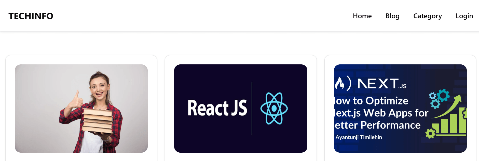 TechInfo — Modern Blog Website